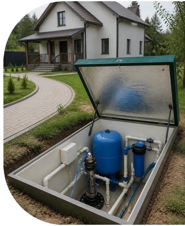 Автономное водоснабжение дома в Балахне от 156720 р. | АПаруса-Блх